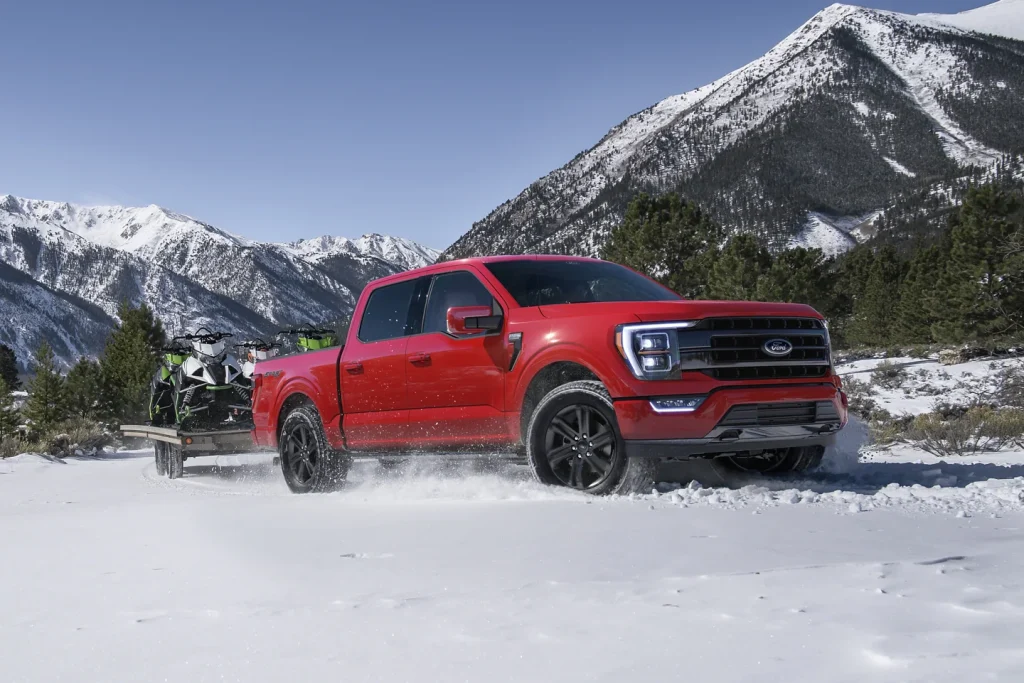 Red 2023 Ford F-150 