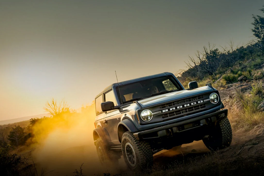 Ford Bronco on road