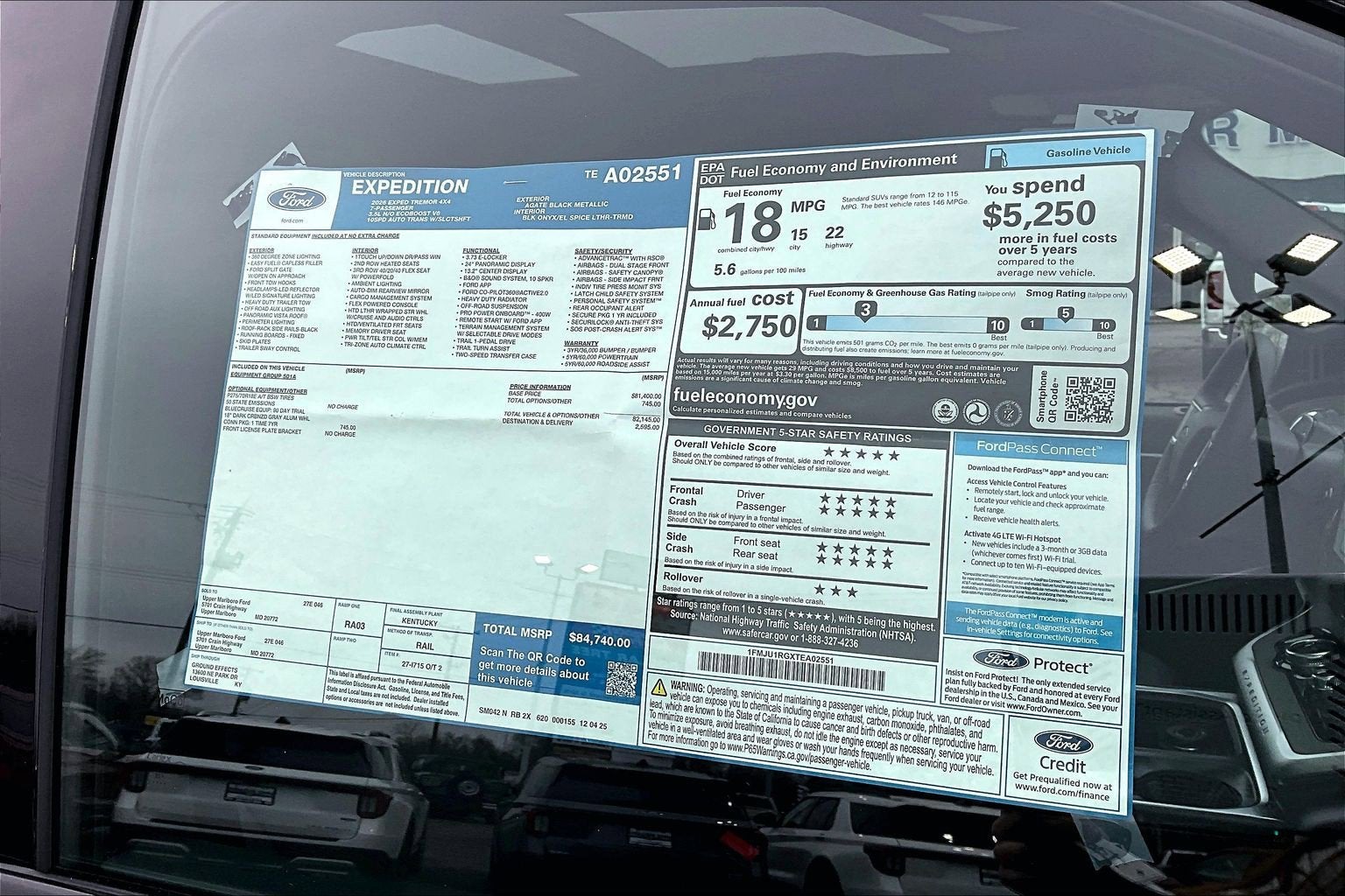 2026 Ford Expedition Tremor