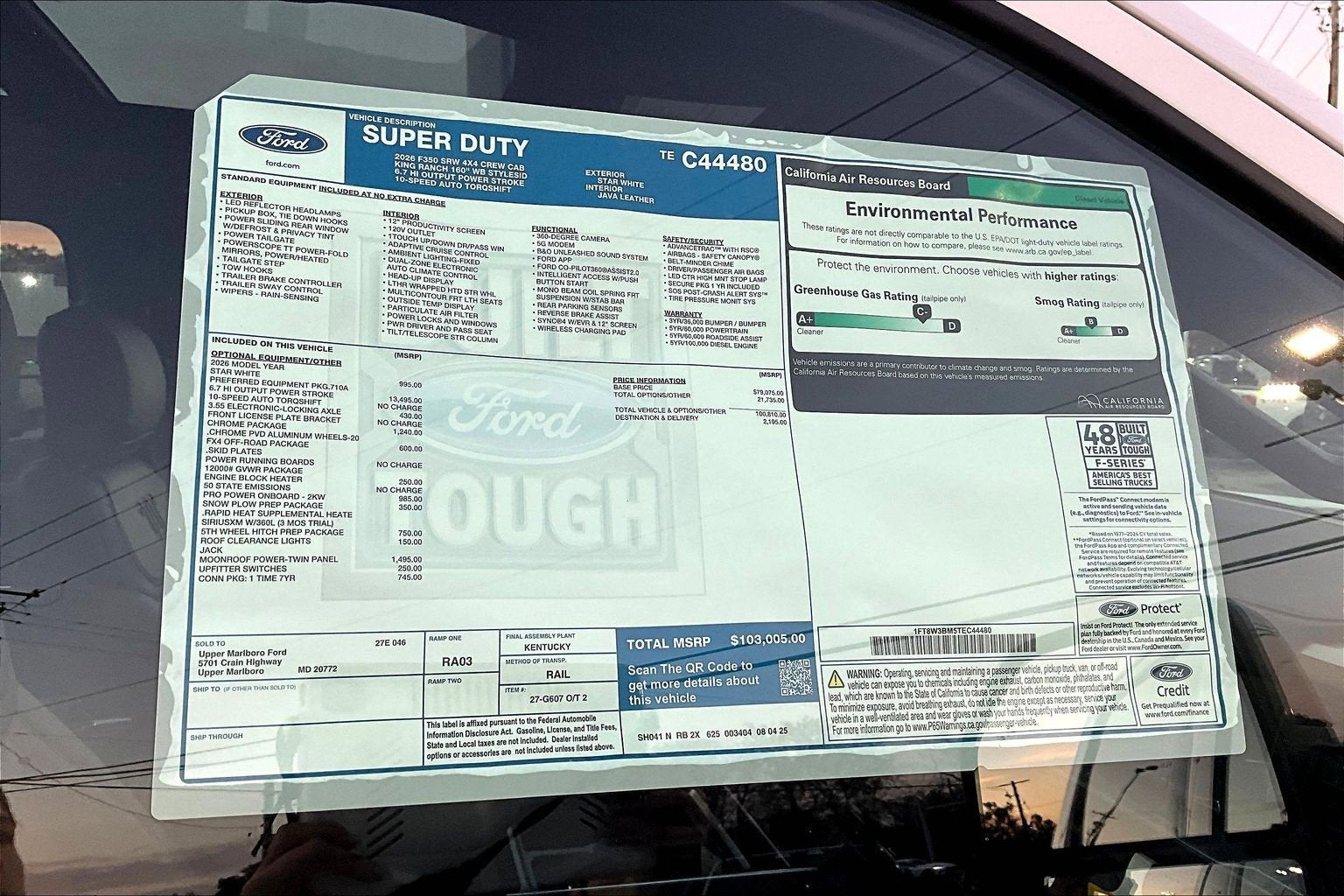 2026 Ford Super Duty F-350 SRW King Ranch