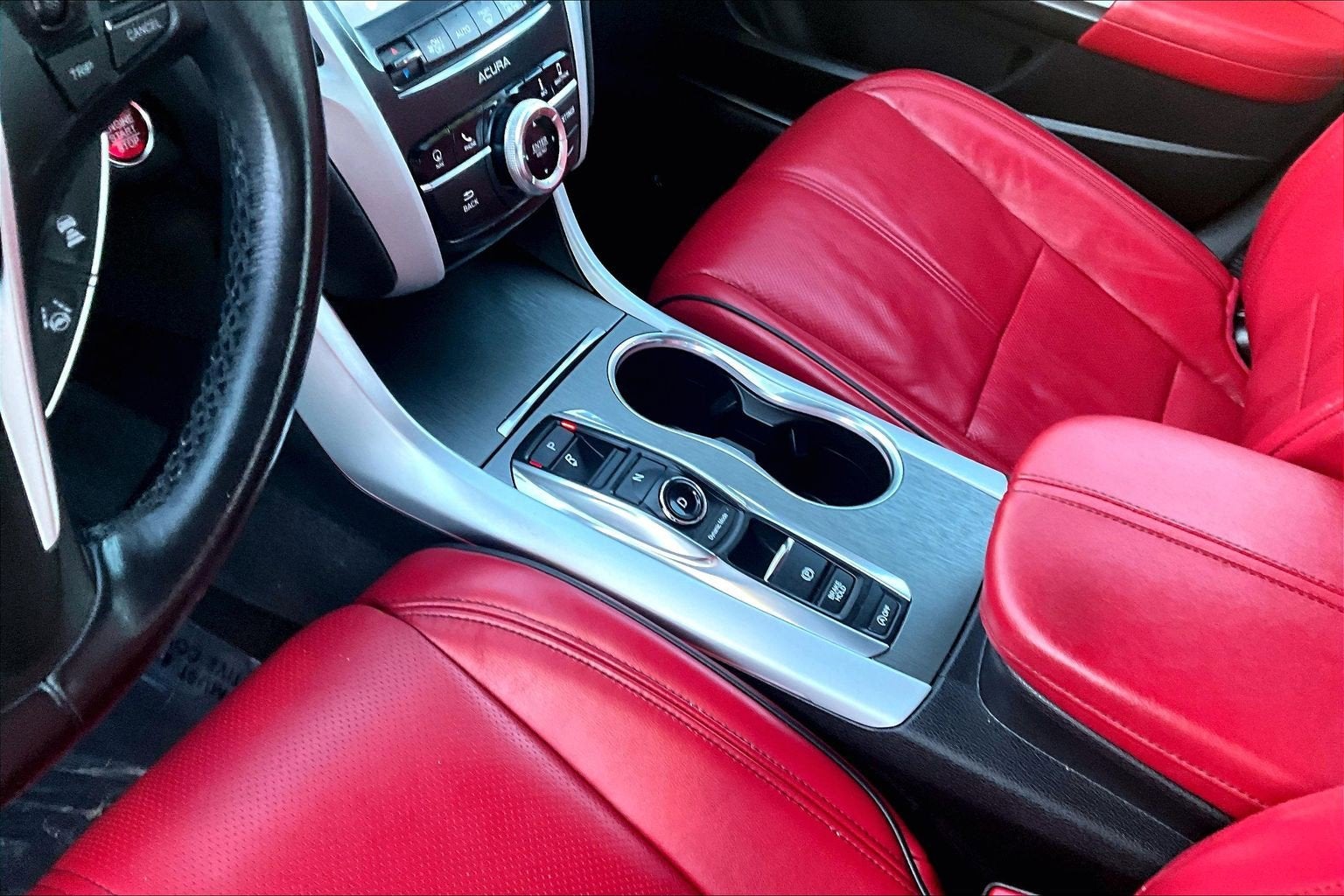 2019 Acura TLX w/A-Spec Pkg Red Leather