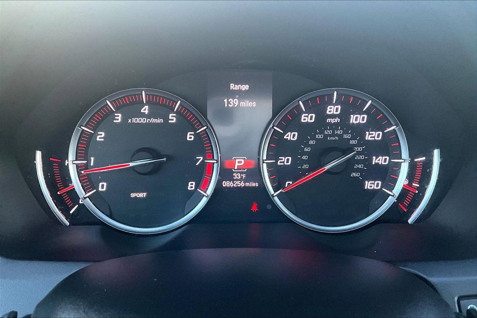 2019 Acura TLX w/A-Spec Pkg Red Leather