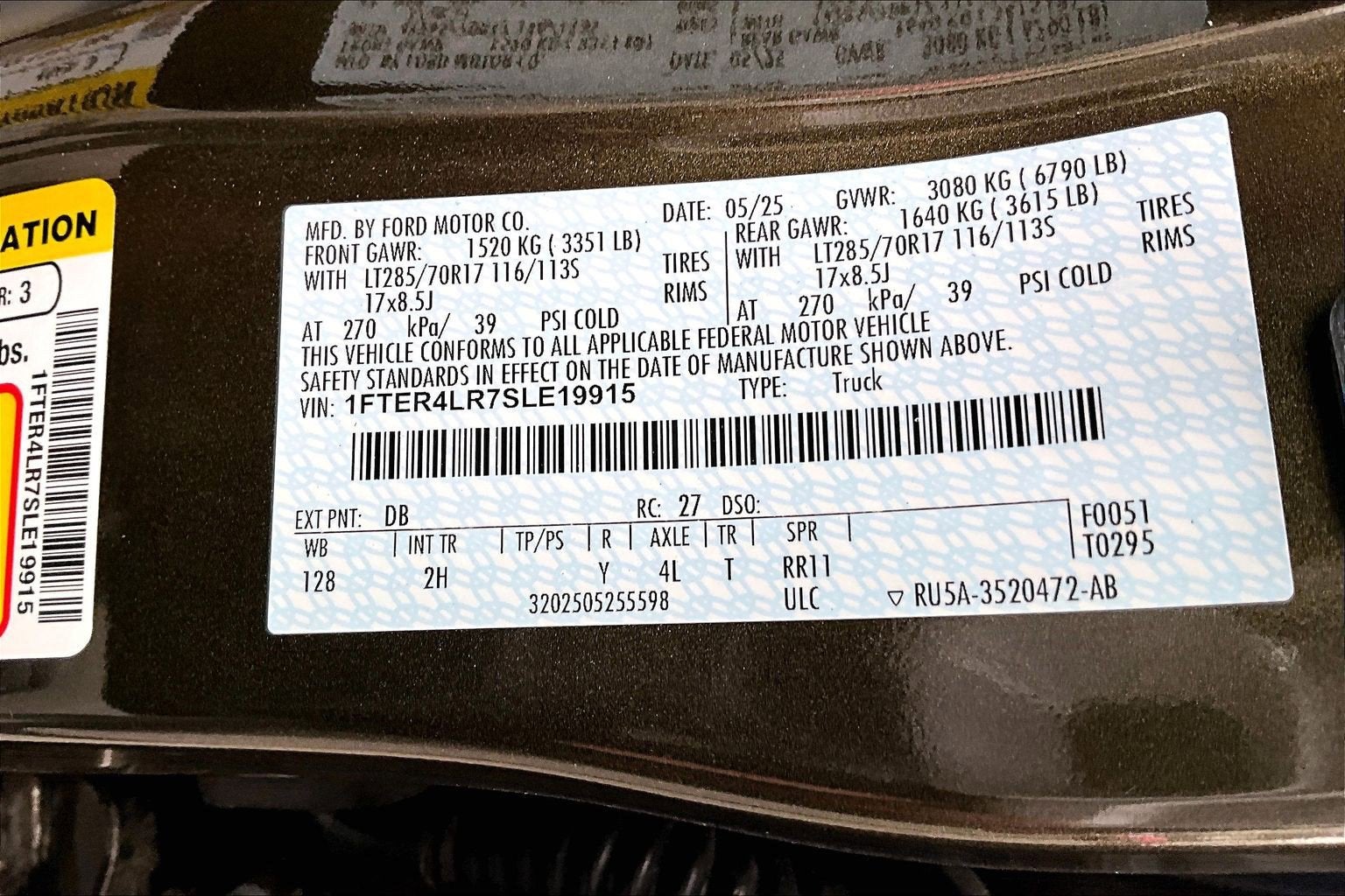 2025 Ford Ranger Raptor