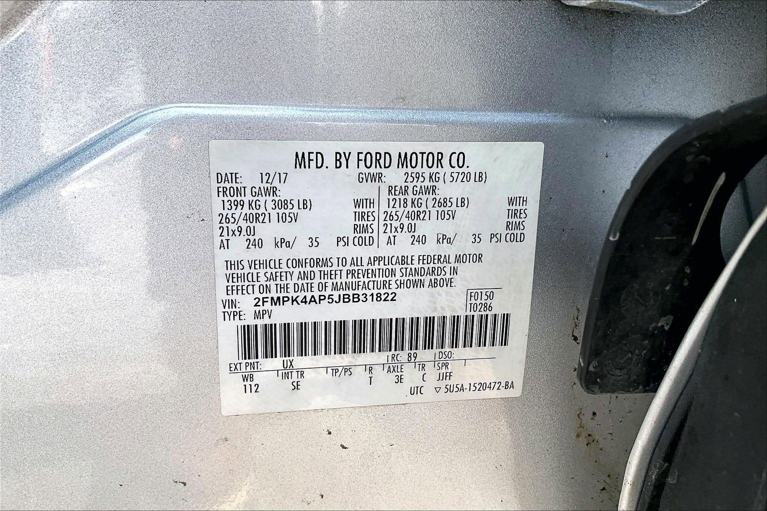 2018 Ford Edge Sport