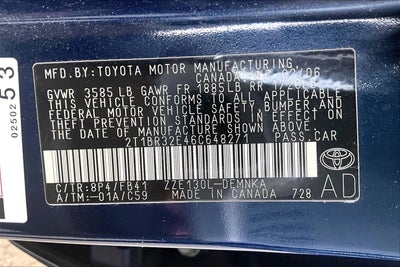 2006 Toyota Corolla LE