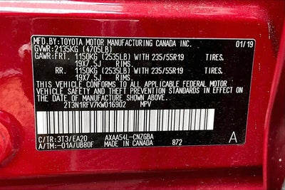 2019 Toyota RAV4 Limited