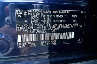 2021 Toyota RAV4 Hybrid XLE