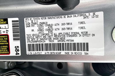 2023 Toyota Tacoma 4WD TRD Off Road