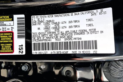 2023 Toyota Tacoma 4WD TRD Off Road