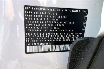 2022 Volkswagen Taos SE