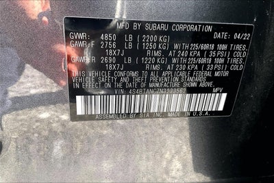 2022 Subaru Outback Limited