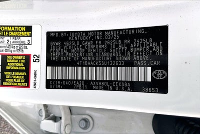 2025 Toyota Camry SE