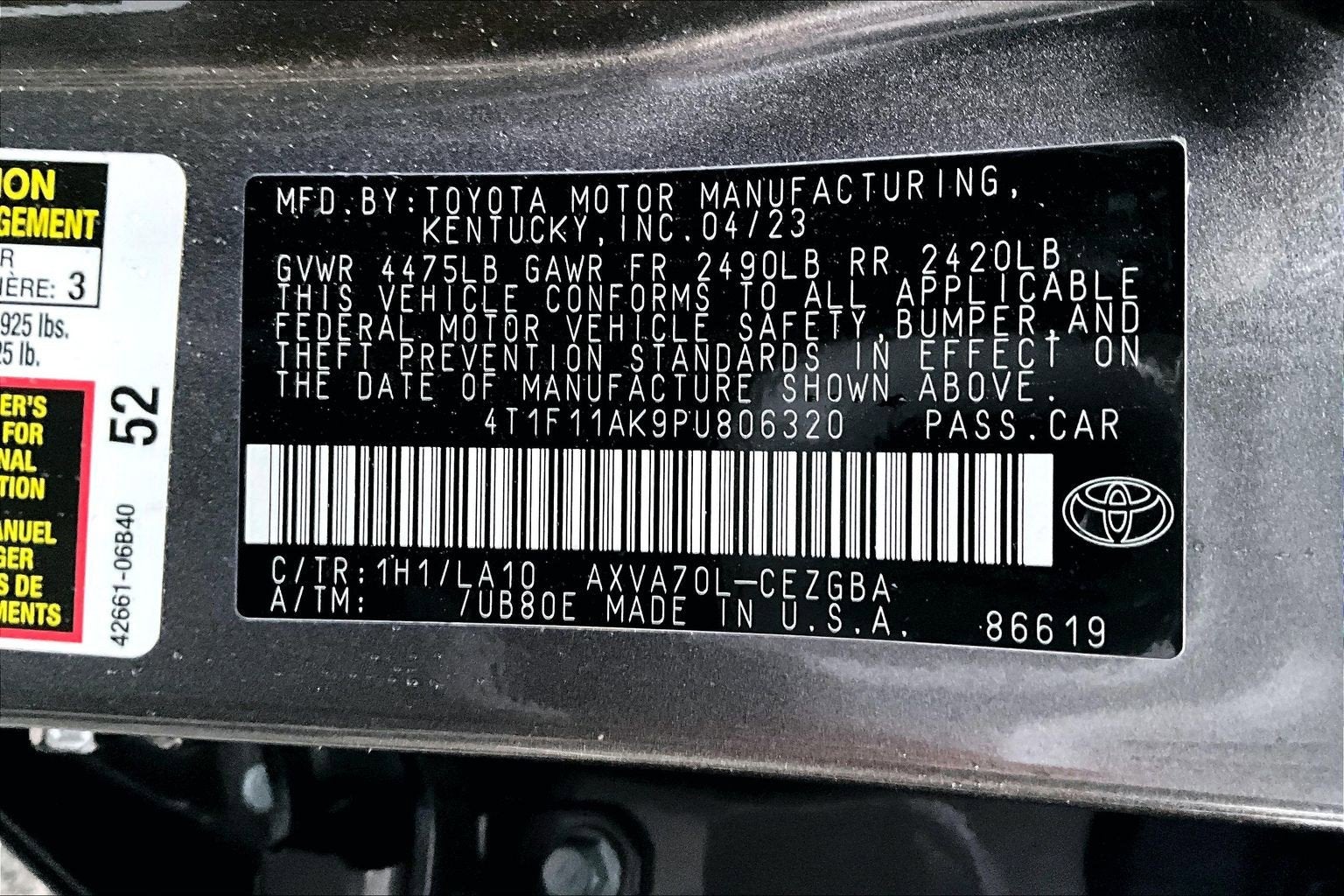 2023 Toyota Camry XLE