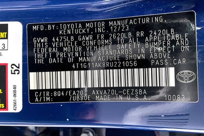 2024 Toyota Camry SE