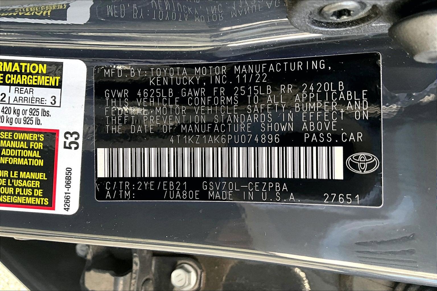 2023 Toyota Camry TRD V6