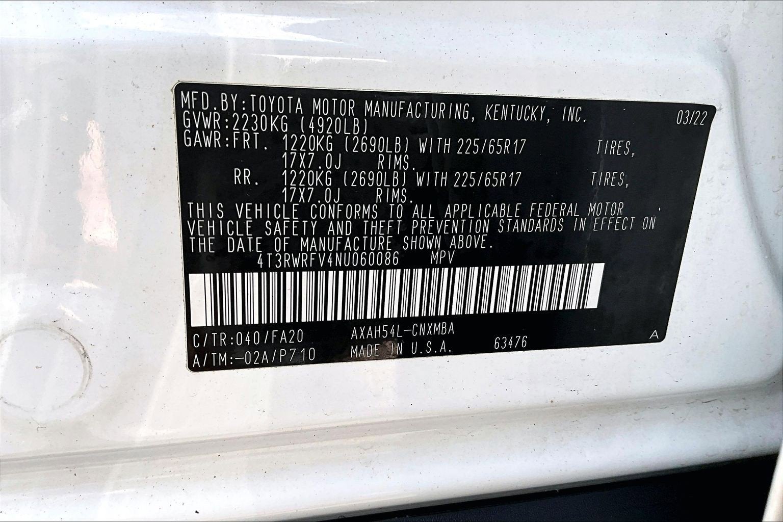 2022 Toyota RAV4 Hybrid XLE