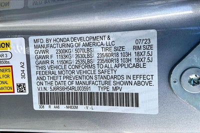 2024 Honda CR-V Hybrid Sport