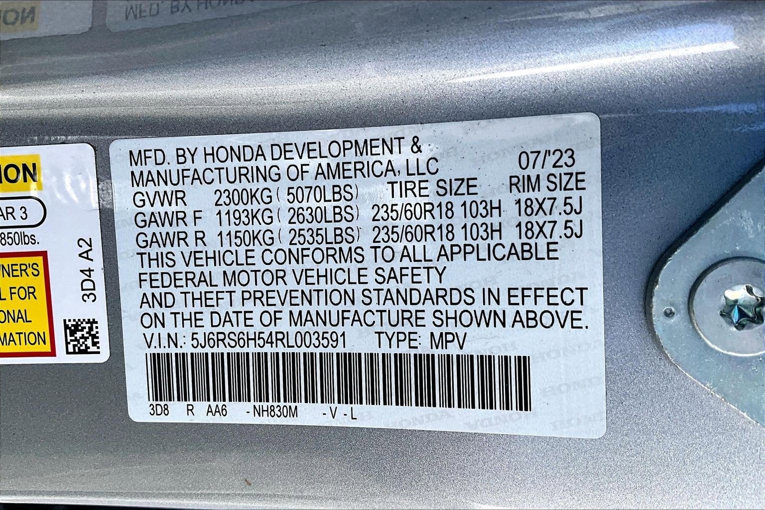 2024 Honda CR-V Hybrid Sport