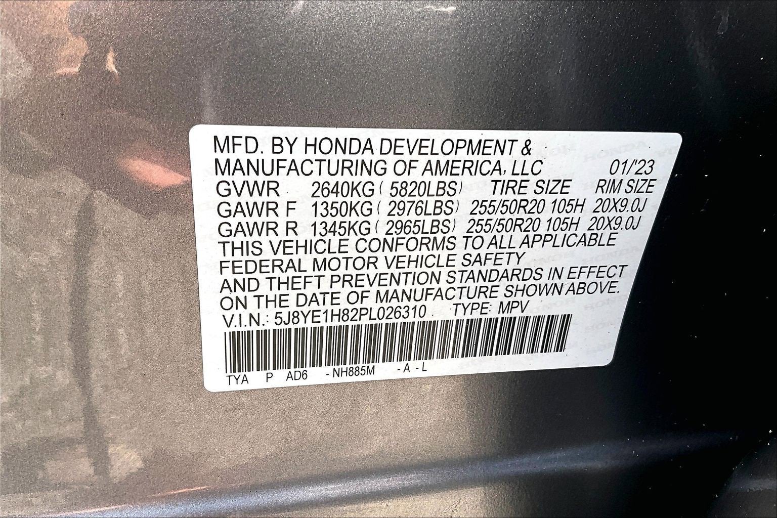 2023 Acura MDX w/Advance Package