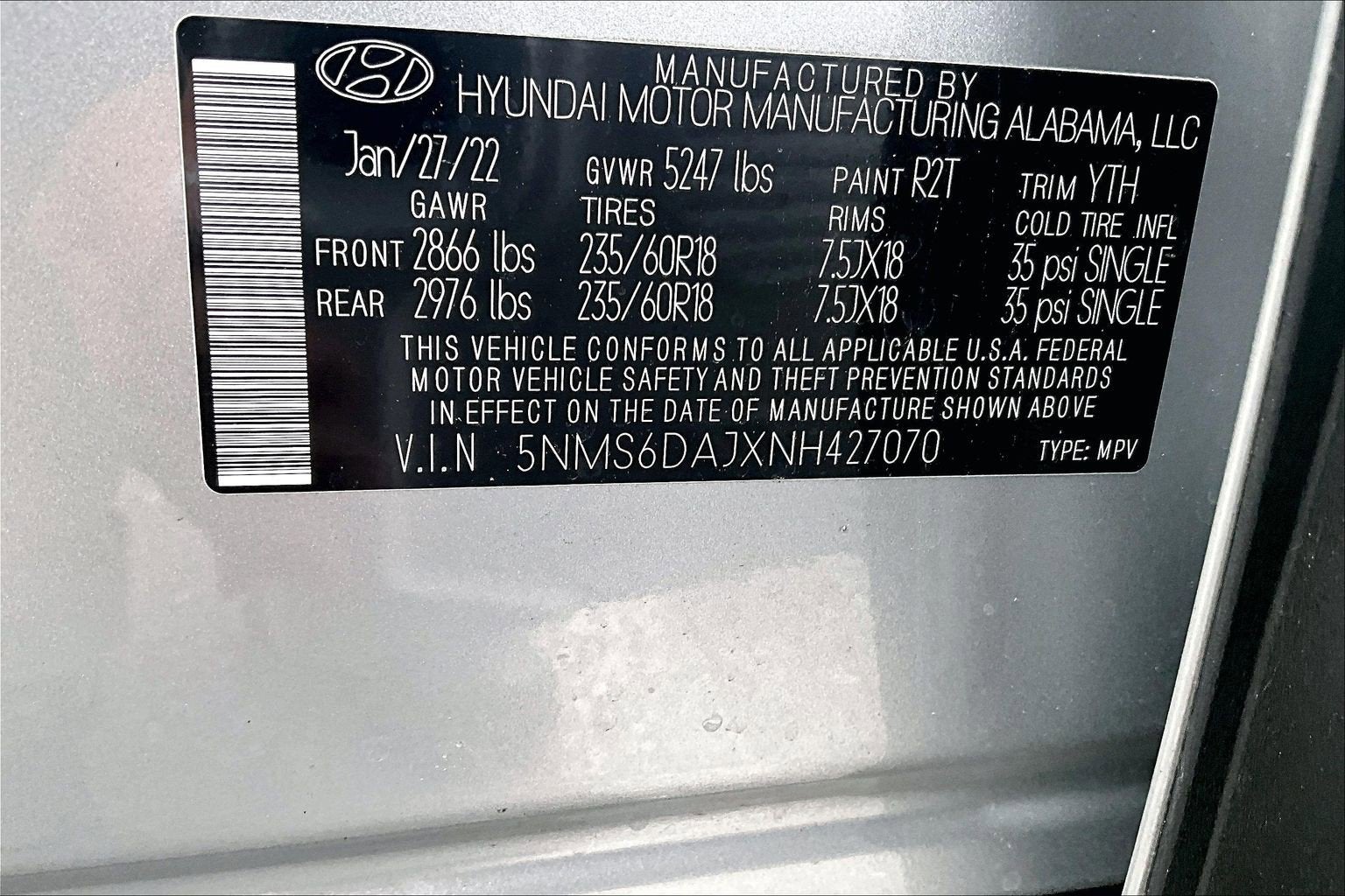 2022 Hyundai Santa Fe SEL