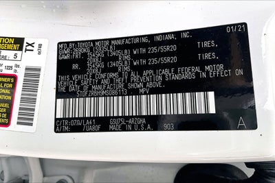 2021 Toyota Highlander Platinum