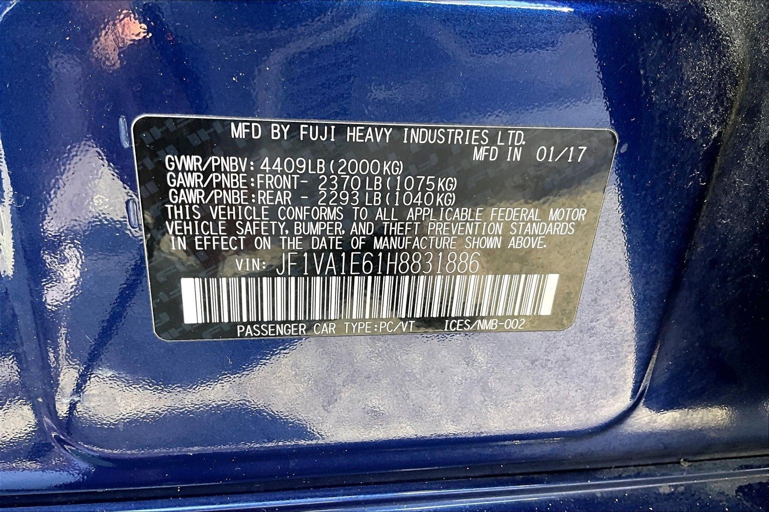 2017 Subaru WRX Premium