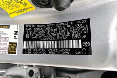 2020 Toyota Corolla SE