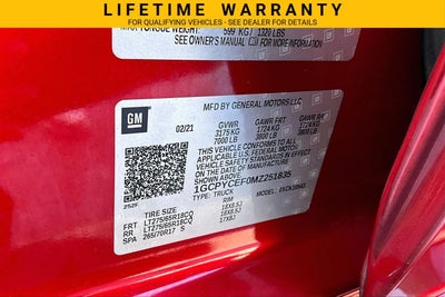2021 Chevrolet Silverado 1500 Custom Trail Boss