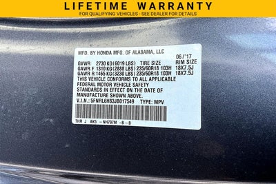 2018 Honda Odyssey Touring