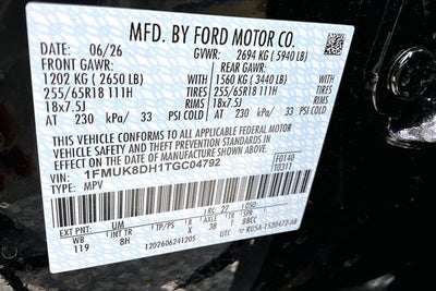 2026 Ford Explorer Active w/200A Pkg