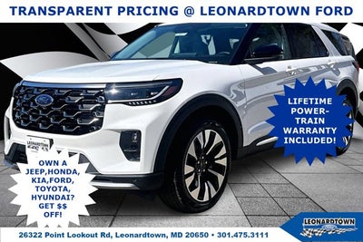 2026 Ford Explorer Platinum