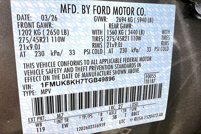 2026 Ford Explorer ST-Line