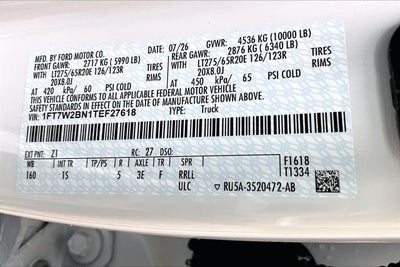 2026 Ford Super Duty F-250 SRW XL