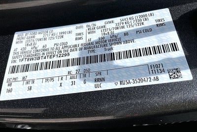 2026 Ford Super Duty F-350 SRW LARIAT