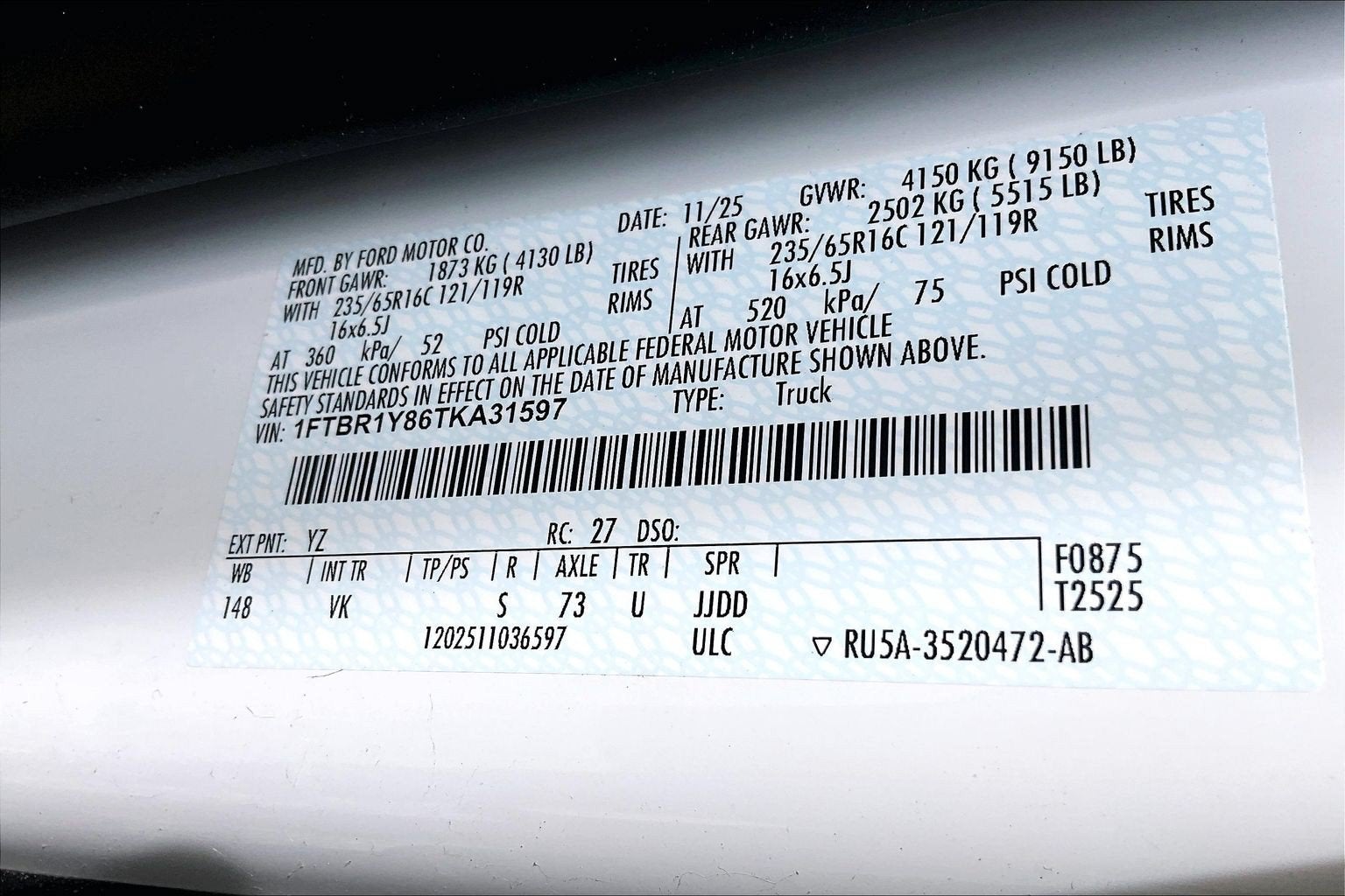 2026 Ford Transit Cargo Van Cargo Van