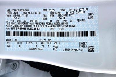 2026 Ford Ranger XL
