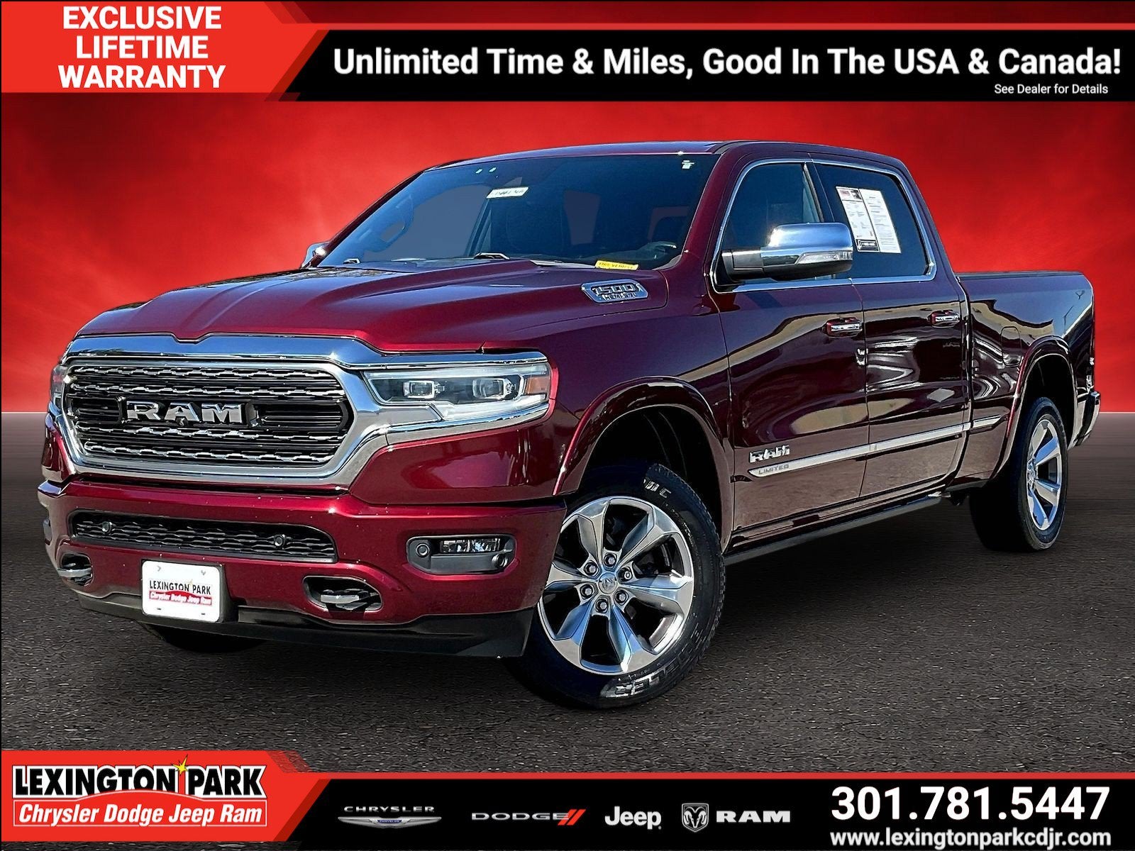 2019 RAM 1500 Limited Crew Cab 4x4 6'4' Box