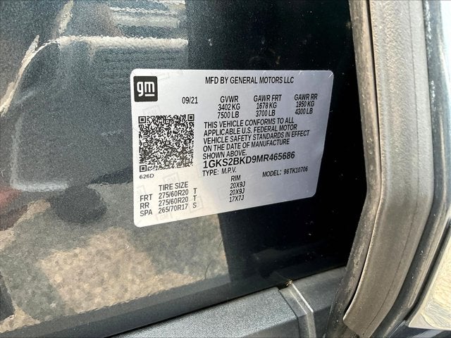 2021 GMC Yukon 4WD SLT