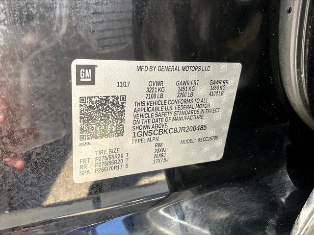2018 Chevrolet Tahoe LT