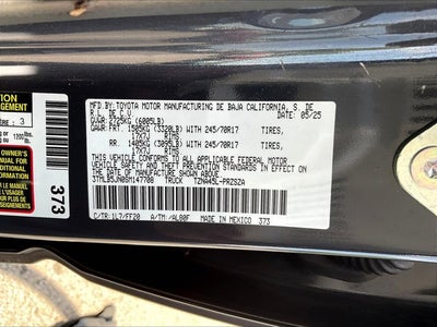 2025 Toyota Tacoma 4WD SR5