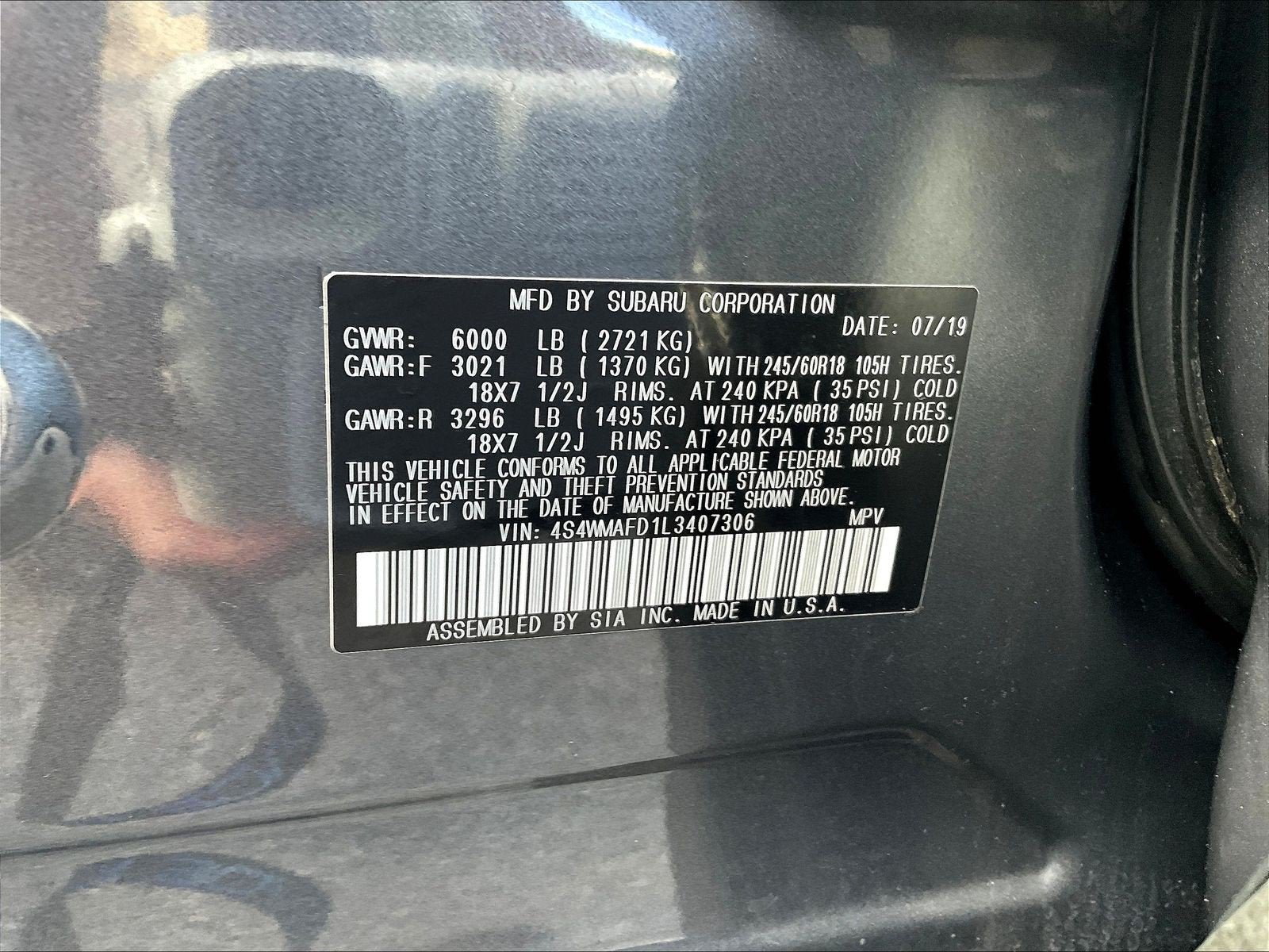 2020 Subaru Ascent Premium