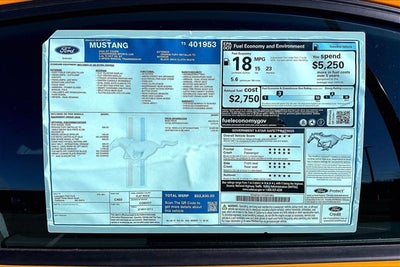 2026 Ford Mustang GT Fastback