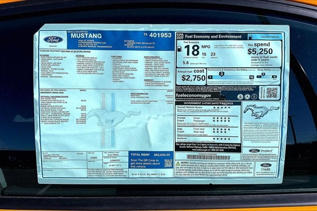 2026 Ford Mustang GT Fastback