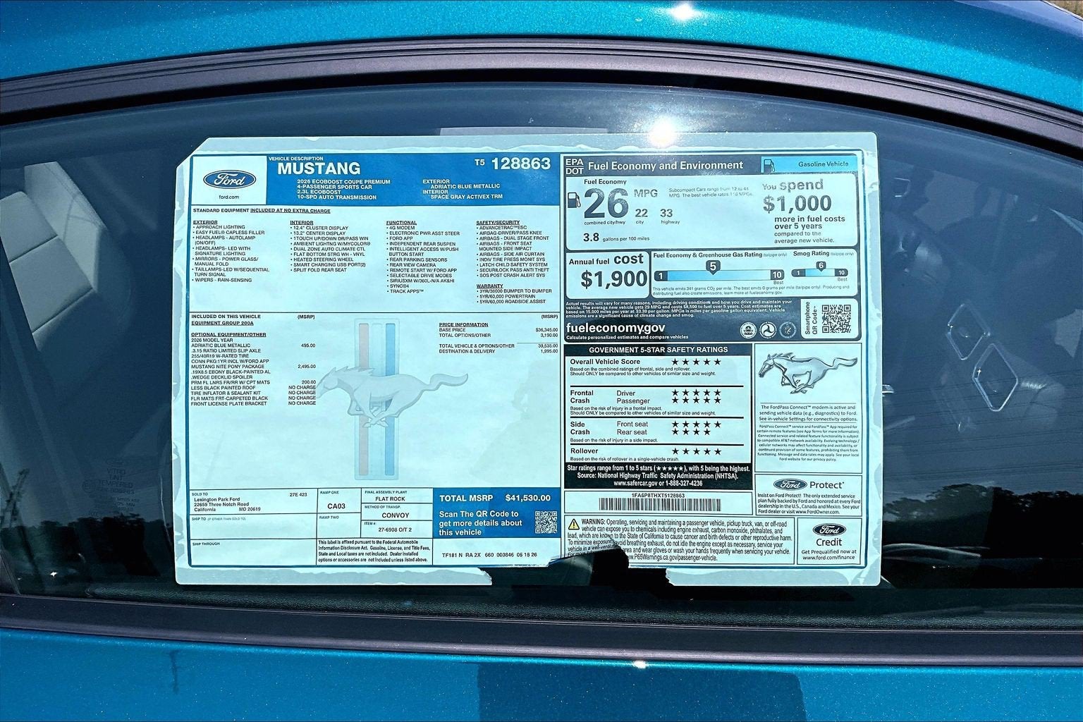 2026 Ford Mustang EcoBoost