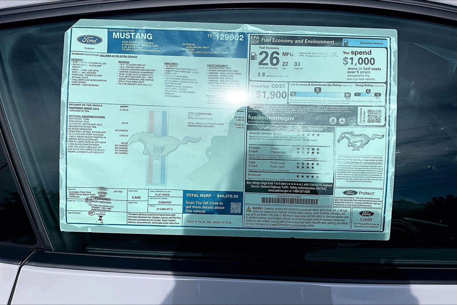 2026 Ford Mustang EcoBoost