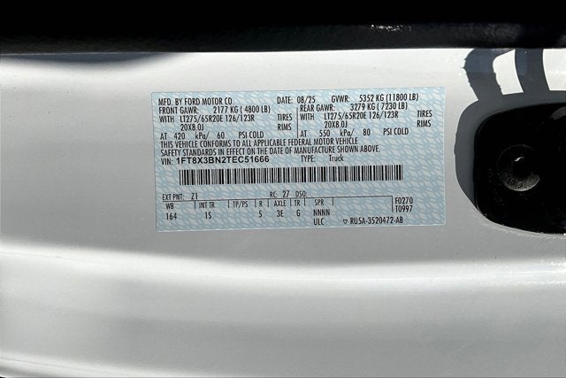 2026 Ford Super Duty F-350 SRW 4WD