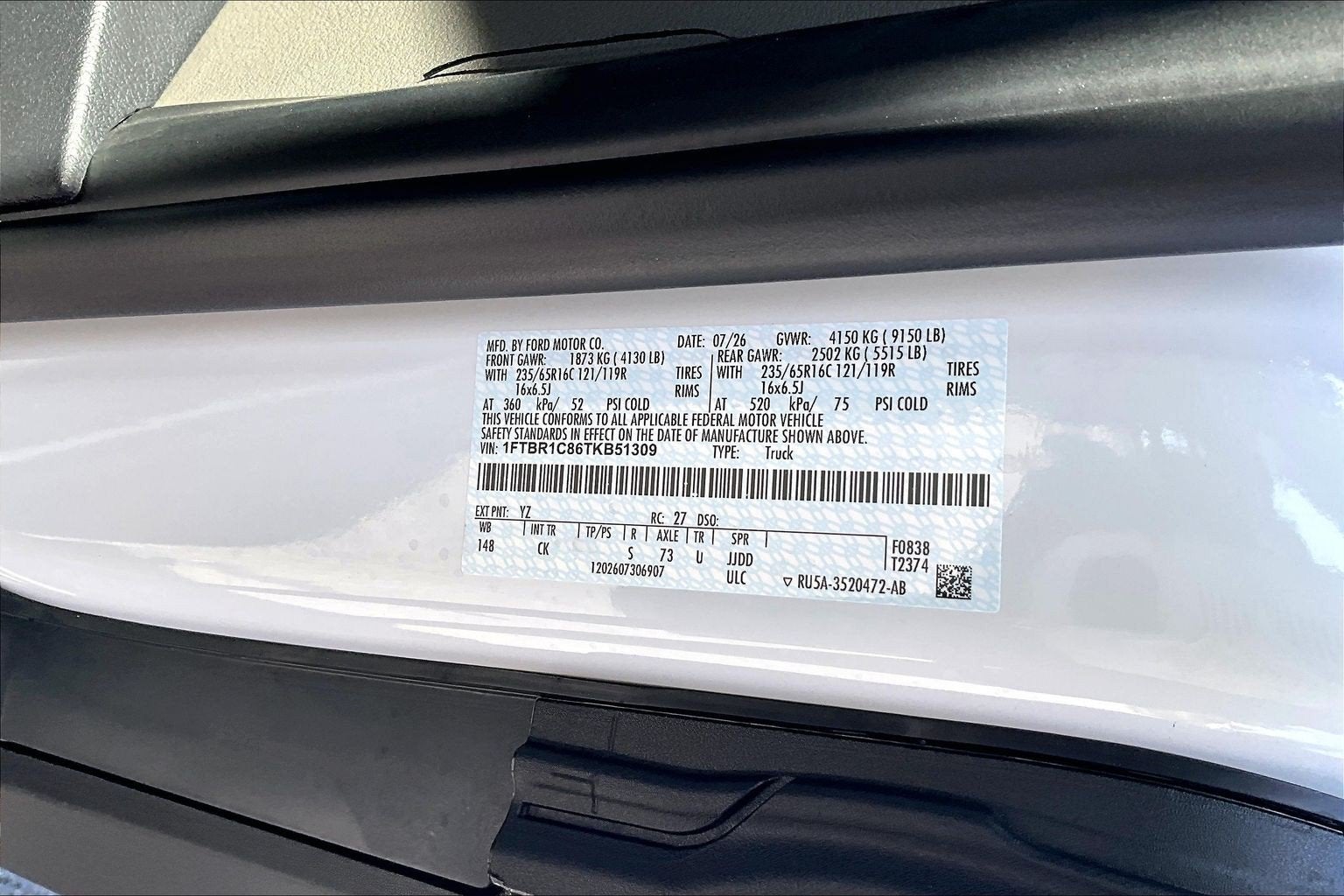 2026 Ford Transit Cargo Van 250