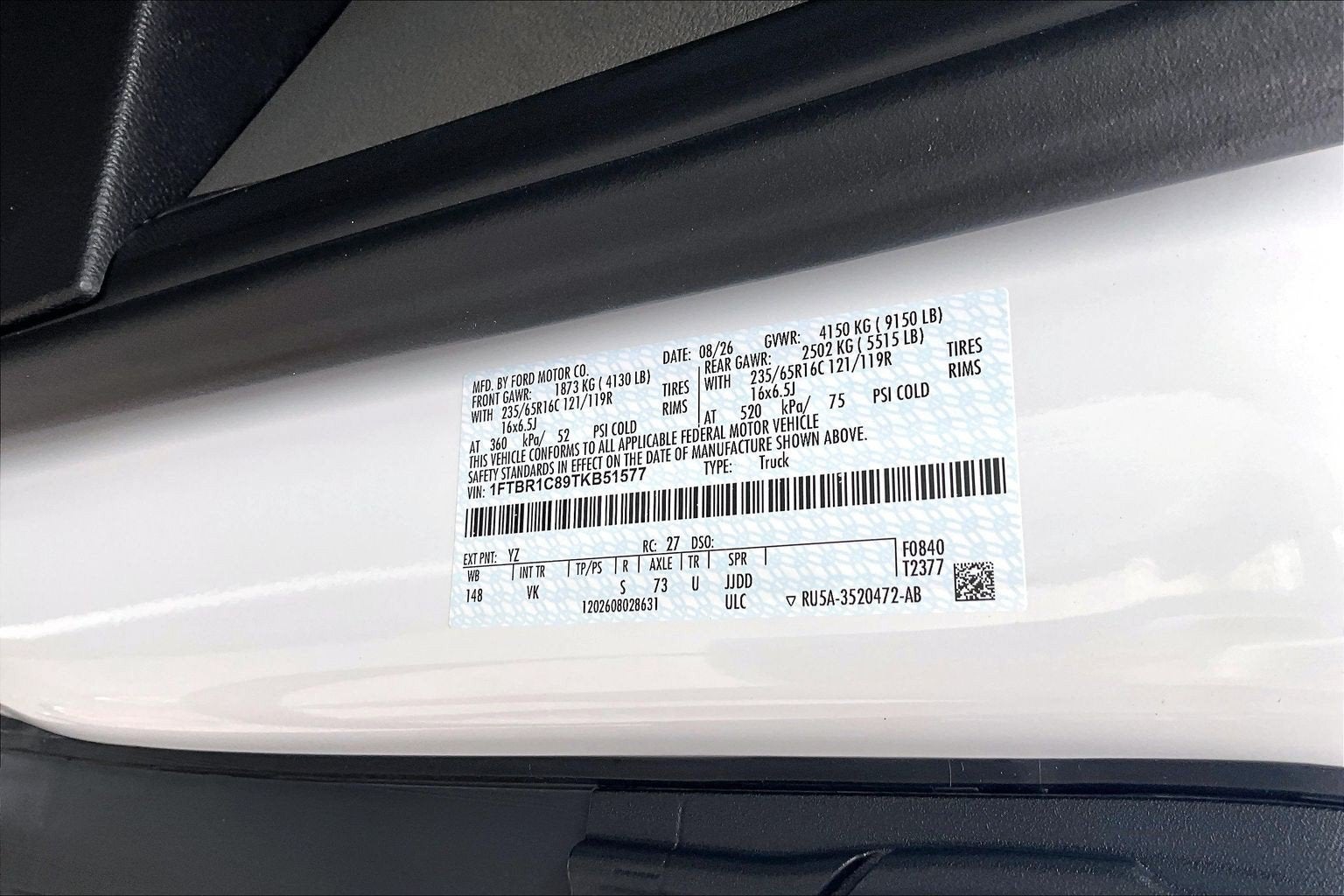 2026 Ford Transit Cargo Van 250