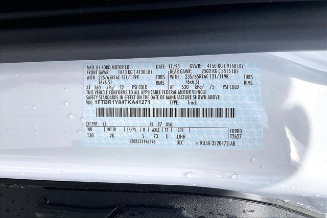 2026 Ford Transit Cargo Van 250