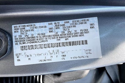 2022 Lincoln Corsair Standard